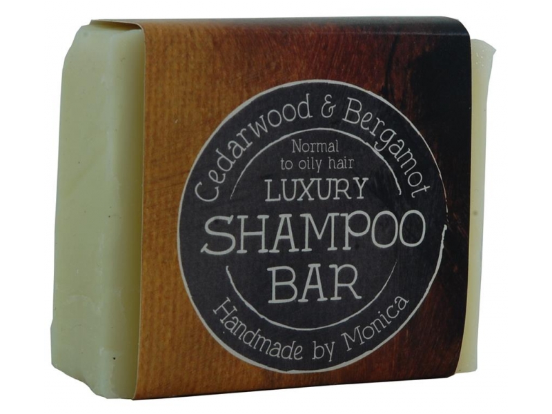cedarwood and bergamot luxury shampoo bar