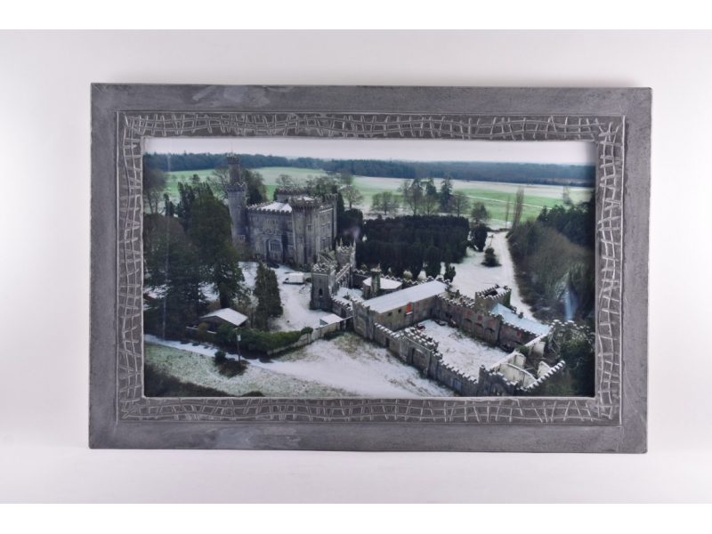 Charleville Castle in a slate photo frame
