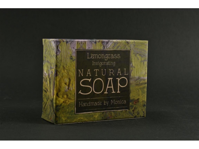 Natural Handamde Soap with Lemongrass.