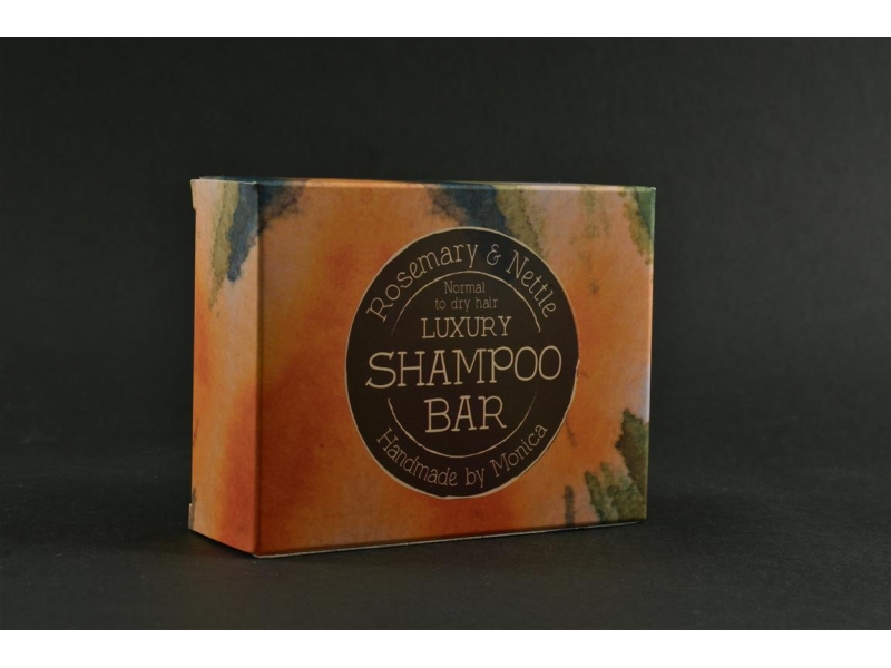 Natural Shampoo Bar Rosemary n Nettle for Normal to Dry Hair.