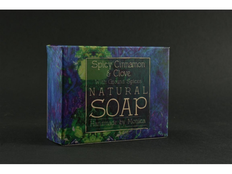 Palm Free Natural Soap Spicy Cinnamon and Clove.
