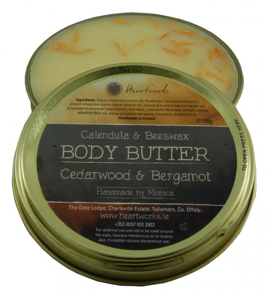 body butter cedarwood bergamot (for men)
