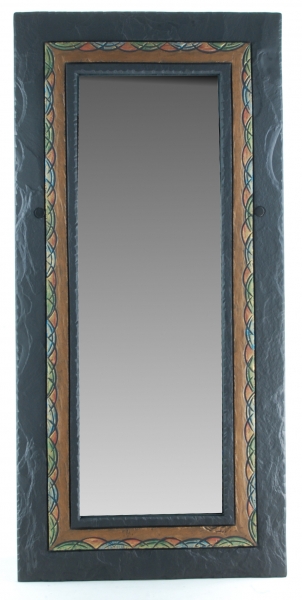 celtic border rectangular mirror