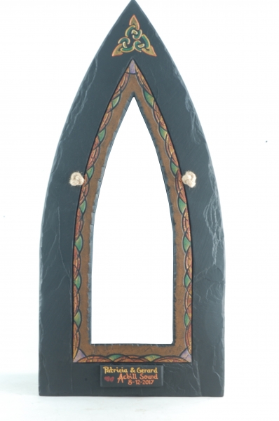 celtic gothic mirror with celtic motif.