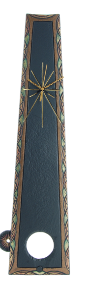 king slate pendulum clock ornate