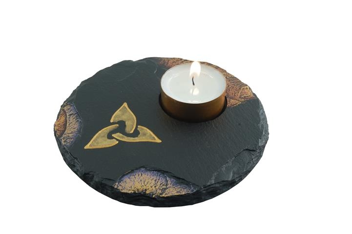 tealight holder with celtic triad