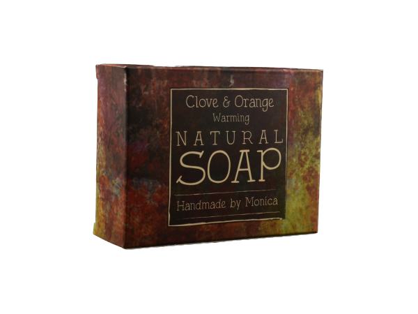 Natural Handmade Soap with Clove Bud and Orange