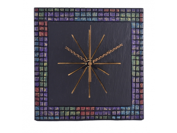 tile-effect-border-slate-square-clock-7.5-inch
