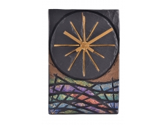 image 6x4 slate clock d.