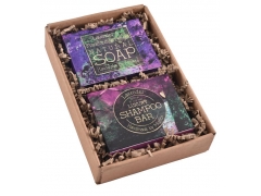 image Lavender soap and shampoo bar gift set