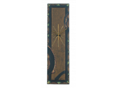 image rectangular clock celtic border green